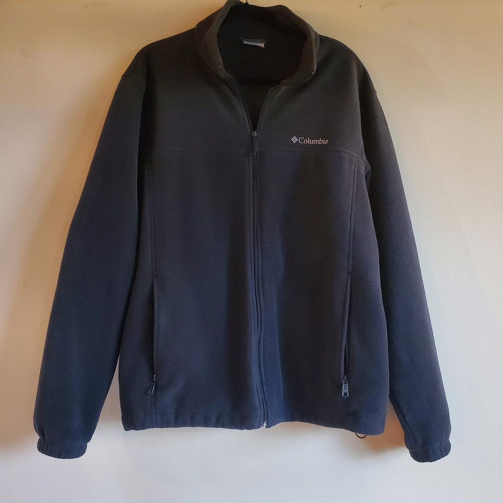 Columbia Black Fleece Jacket - Size XL
